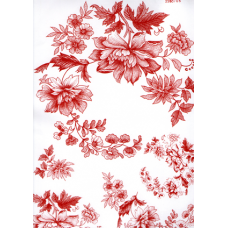 Ref. 78405 - DECALQUE FLORES VERMELHO